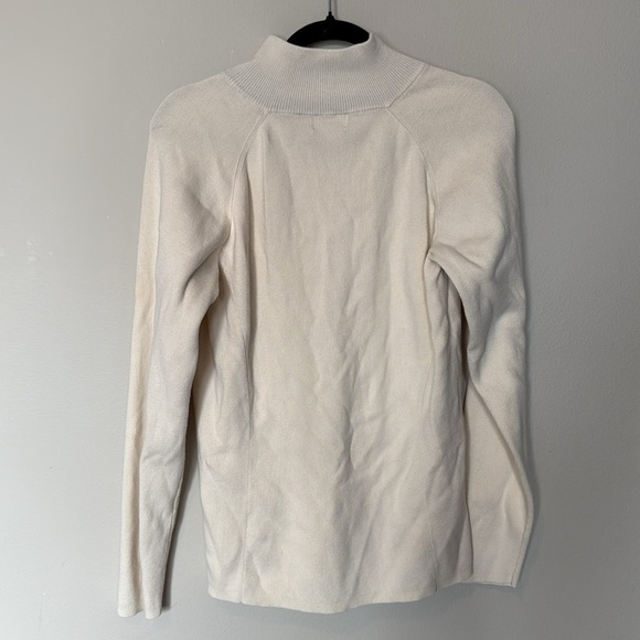 Vintage Ralph Lauren Quarter Zip Men’s XL Cream American Flag 100% Cotton Fair - Picture 5 of 9